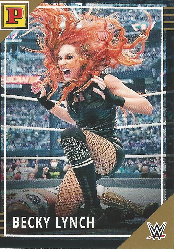 WWE Panini Debut Edition 2022 Trading Cards Becky Lynch Gold No.28