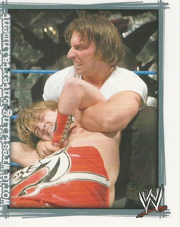 WWE Topps Superstars Uncovered 2007 Sticker Collection Domino No.161