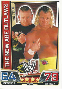 WWE Slam Attax Superstars 2013 Trading Card New Age Outlaws No.161