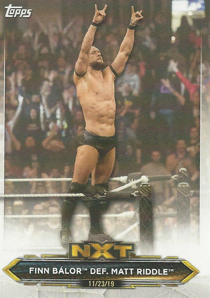 WWE Topps NXT 2020 Trading Cards Finn Balor No.61