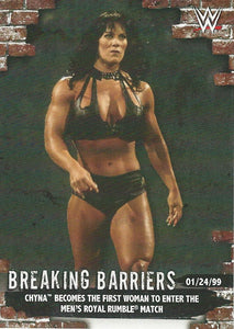 WWE Topps Women Division 2020 Trading Cards Chyna BB-1