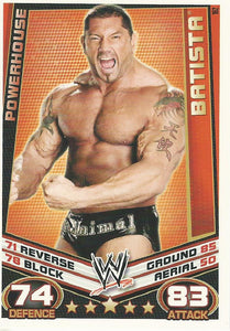 WWE Topps Slam Attax Rebellion 2012 Trading Card Batista No.162