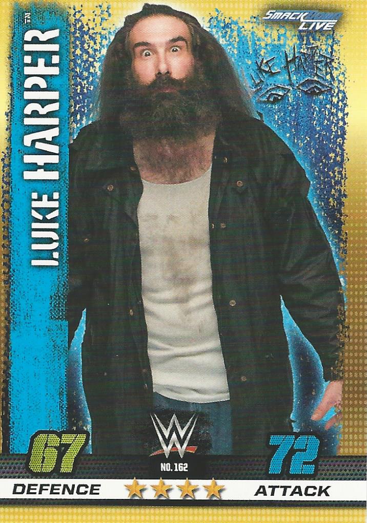WWE Topps Slam Attax 10th Edition Trading Card Luke Harper No.162