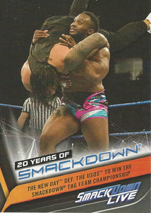 WWE Topps Smackdown 2019 Trading Cards Big E SD-42