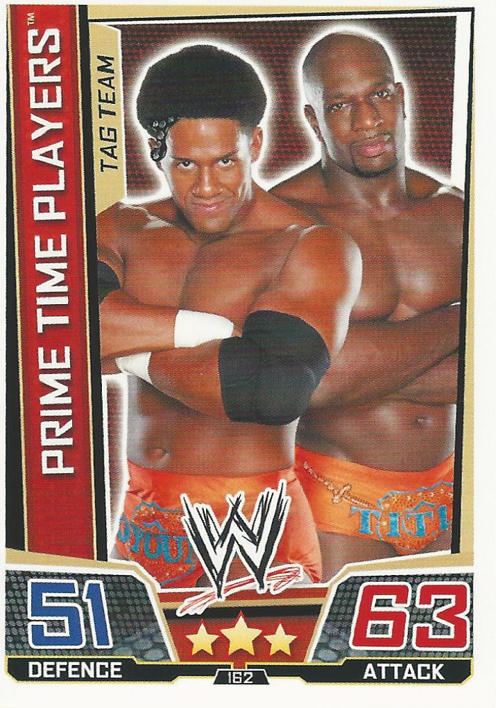 WWE Slam Attax Superstars 2013 Trading Card Prime Time Players No.162