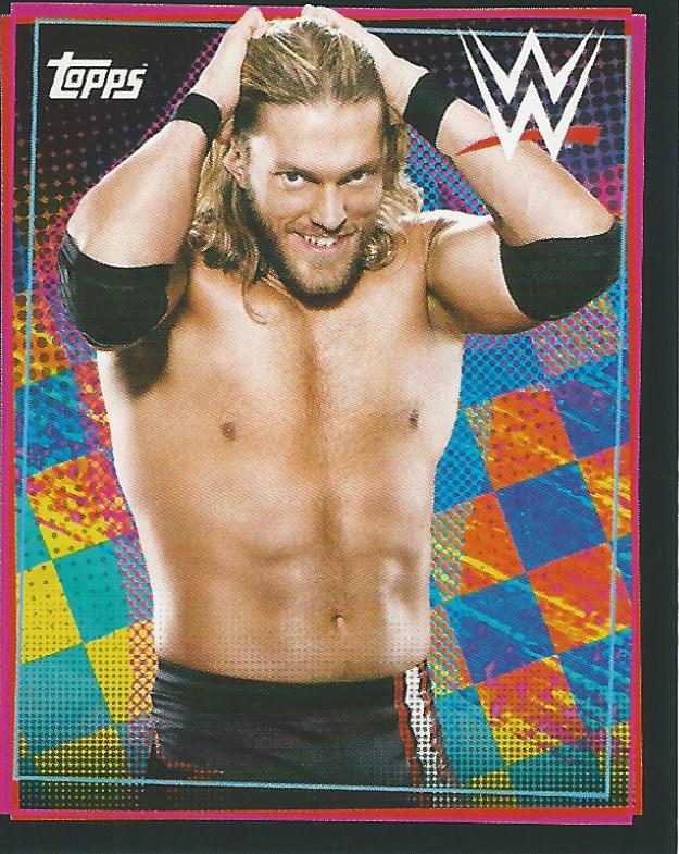 WWE Topps Road to Wrestlemania Stickers 2021 Edge No.162