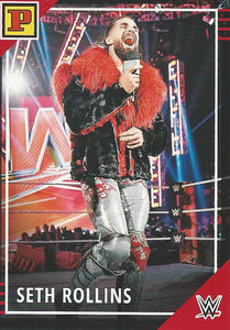 WWE Panini Debut Edition 2022 Trading Cards Seth Rollins Red No.76