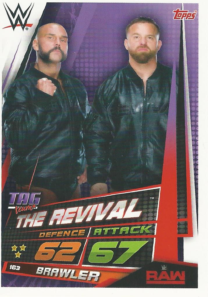 WWE Topps Slam Attax Universe 2019 Trading Card The Revival No.163