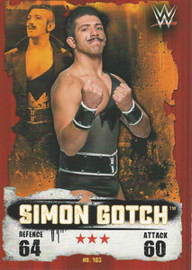 WWE Topps Slam Attax Takeover 2016 Trading Card Simon Gotch No.163