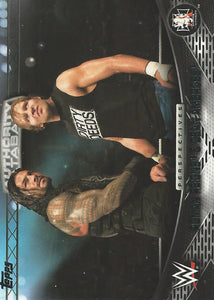 WWE Topps 2016 Trading Cards Roman Reigns and Dean Ambrose 13A