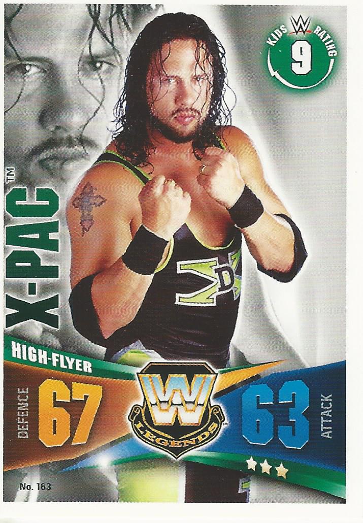 WWE Topps Slam Attax Rivals 2014 Trading Card X-Pac No.163