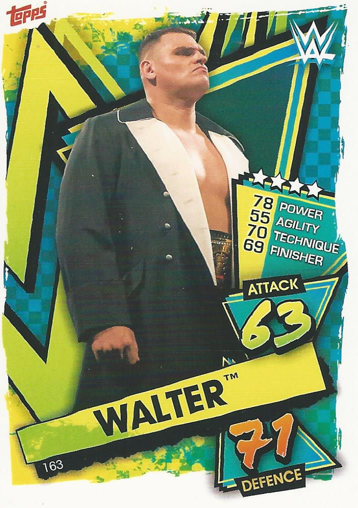 WWE Topps Slam Attax 2021 Trading Card Walter No.163