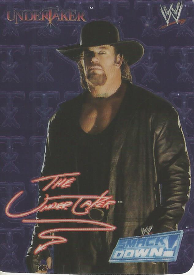 WWE Smackdown Tesla 2004 Trading Cards Undertaker Foil No.63