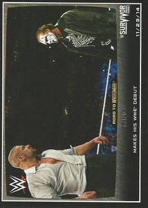 WWE Topps Road to Wrestlemania 2015 Trading Cards Sting and Triple H No.64