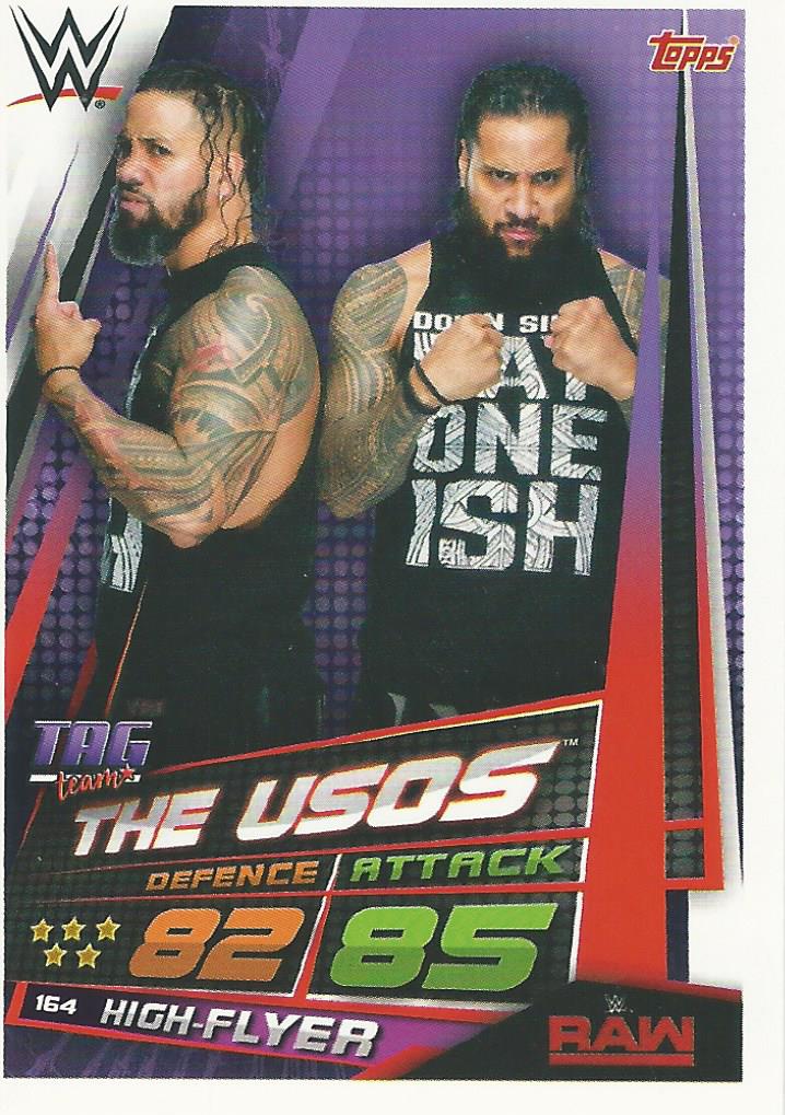 WWE Topps Slam Attax Universe 2019 Trading Card The Usos No.164