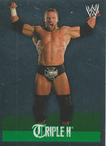 WWE Topps Rivals 2009 Stickers Triple H Foil No.164