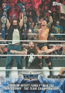 WWE Topps Road to Wrestlemania 2018 Trading Cards Bray Wyatt Randy Orton and Luke Harper No.64