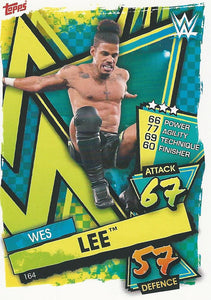 WWE Topps Slam Attax 2021 Trading Card Wes Lee No.164 Rookie