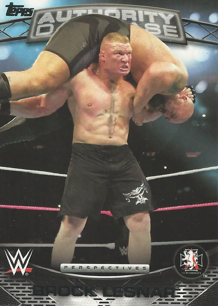 WWE Topps 2016 Trading Cards Brock Lesnar 15A