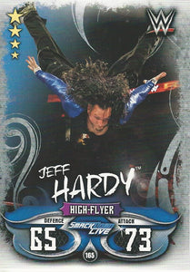 WWE Topps Slam Attax Live 2018 Trading Card Jeff Hardy No.165