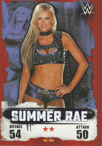 WWE Topps Slam Attax Takeover 2016 Trading Card Summer Rae No.165