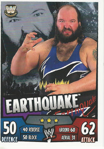 WWE Topps Slam Attax Rumble 2011 Trading Card Earthquake No.165