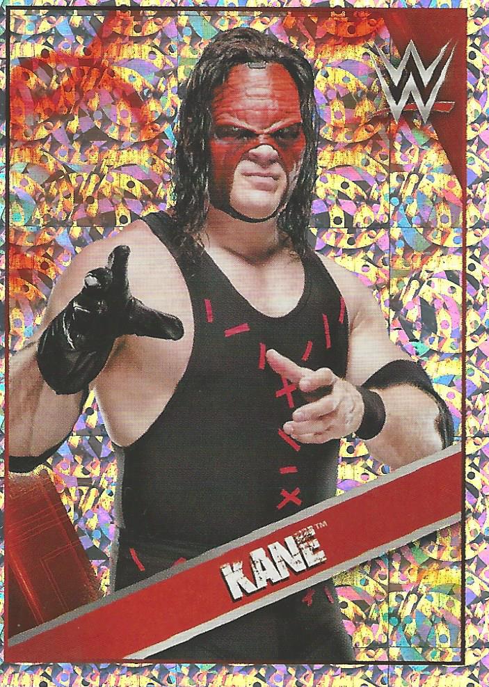 WWE Topps Then Now Forever 2016 Stickers Foil Kane No.165