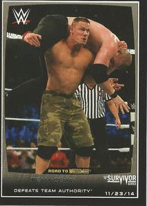 WWE Topps Road to Wrestlemania 2015 Trading Cards John Cena No.65