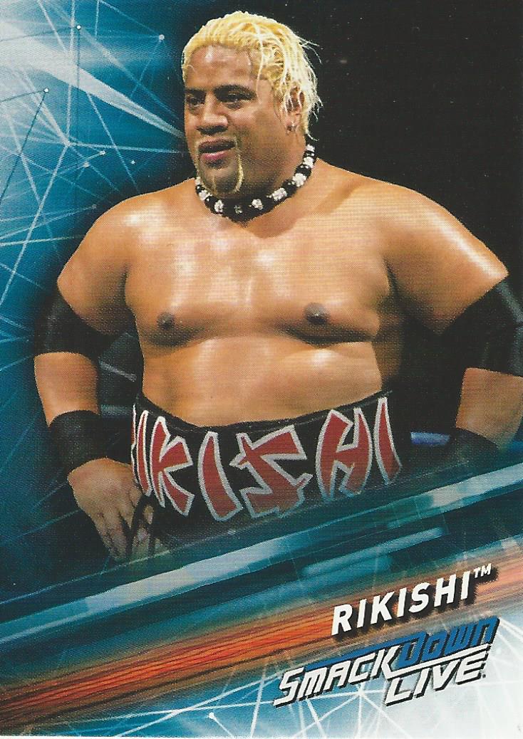 WWE Topps Smackdown 2019 Trading Cards Rikishi No.83