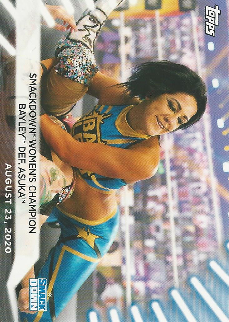 WWE Topps Women Division 2021 Trading Card Bayley No.65