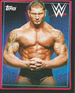 WWE Topps Road to Wrestlemania Stickers 2021 Batista No.165