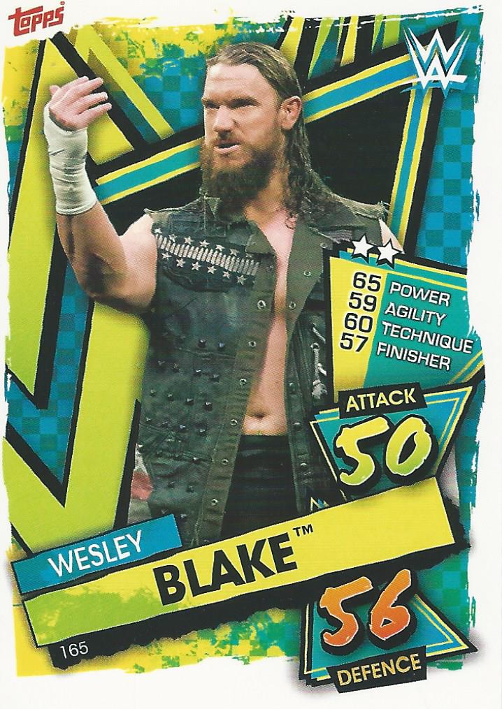 WWE Topps Slam Attax 2021 Trading Card Wesley Blake No.165