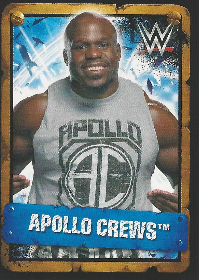 WWE Topps Stickers 2017 Apollo Crews No.165