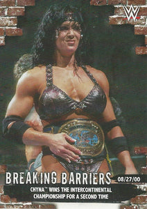 WWE Topps Women Division 2020 Trading Cards Chyna BB-6