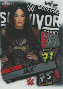 WWE Topps Slam Attax Chrome 2021 Trading Cards Nia Jax No.166