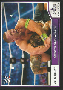 WWE Topps Road to Wrestlemania 2014 Trading Card John Cena No.106