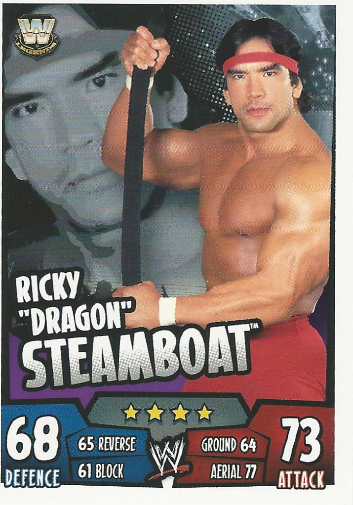 WWE Topps Slam Attax Rumble 2011 Trading Card Ricky Steamboat No.166