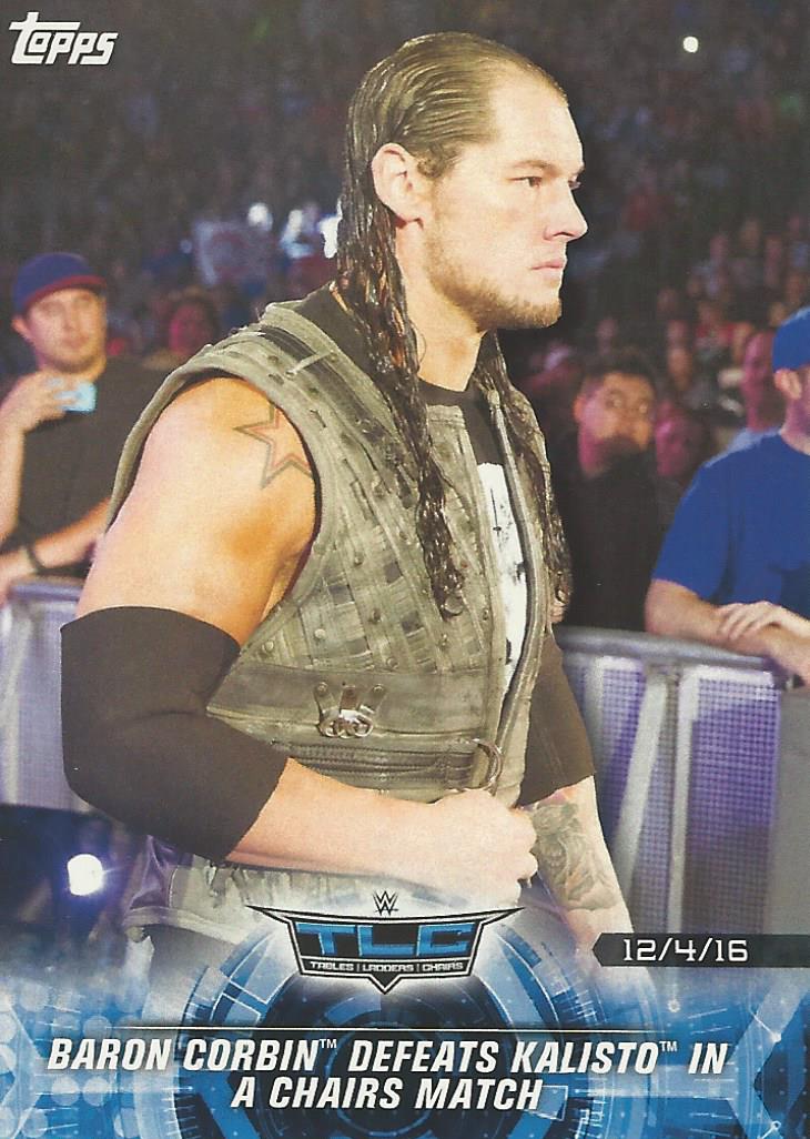 WWE Topps Road to Wrestlemania 2018 Trading Cards Baron Corbin No.66