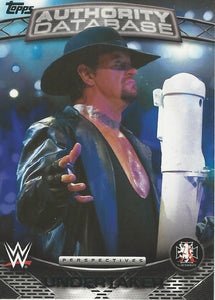 WWE Topps 2016 Trading Cards Undertaker 16A