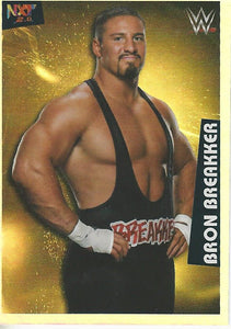 WWE Panini 2022 Sticker Collection Bron Breakker Foil No.166