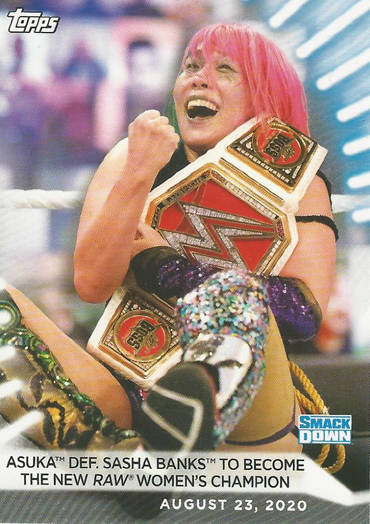 WWE Topps Women Division 2021 Trading Card Asuka No.66