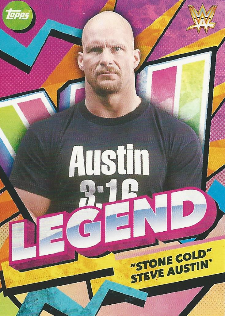 Topps WWE Superstars 2021 Trading Cards Stone Cold Steve Austin No.166