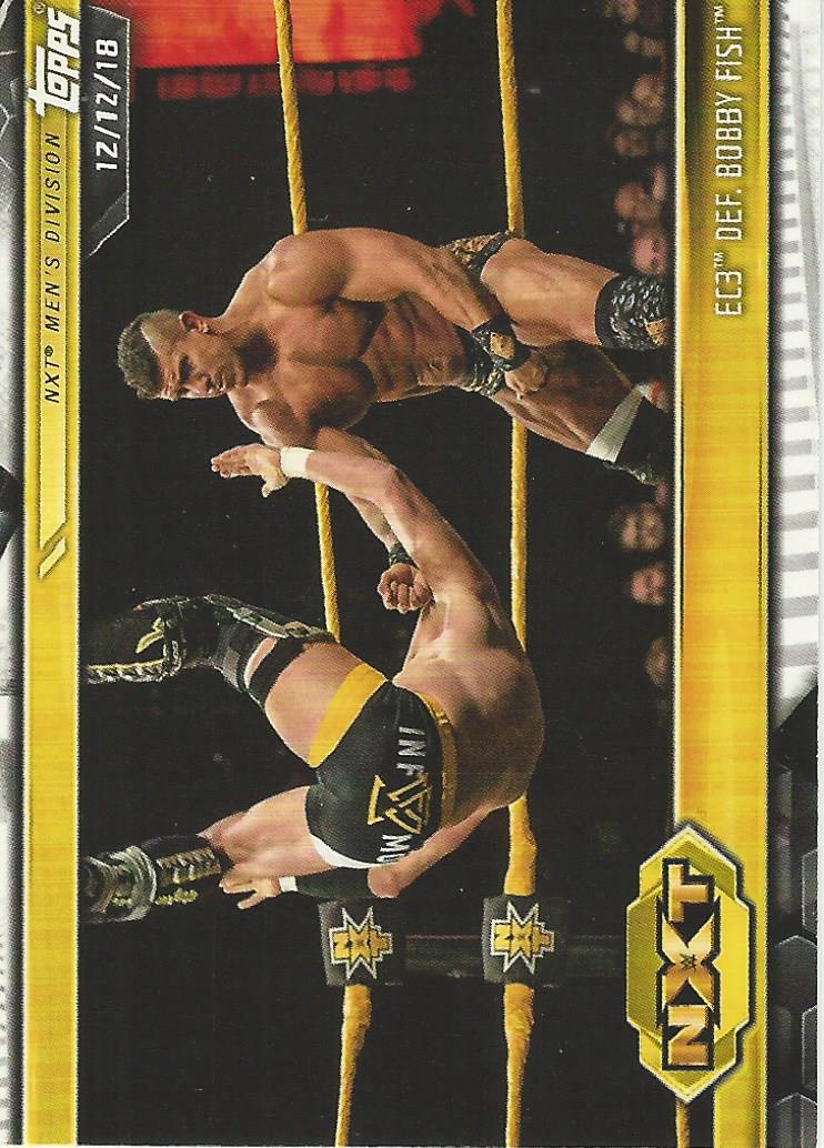 WWE Topps NXT 2019 Trading Cards EC3 No.67