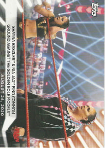 WWE Topps Women Division 2021 Trading Card Shayna Baszler and Nia Jax No.67