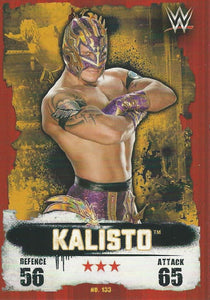 WWE Topps Slam Attax Takeover 2016 Trading Cards Kalisto Correction Card No.133