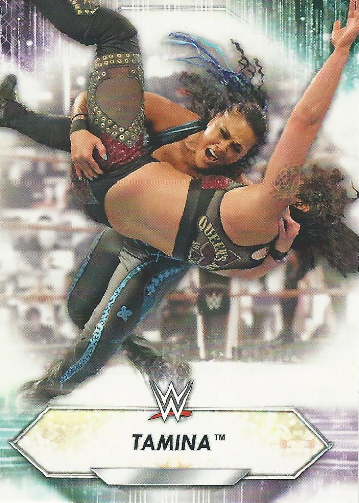 WWE Topps 2021 Trading Cards Tamina No.167