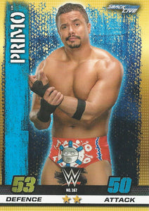 WWE Topps Slam Attax 10th Edition Trading Card 2017 Primo No.167