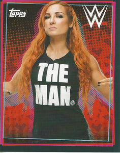 WWE Topps Road to Wrestlemania Stickers 2021 Becky Lynch No.167