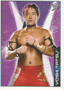 WWE Topps A-Z Sticker Collection 2014 Yoshi Tatsu No.167