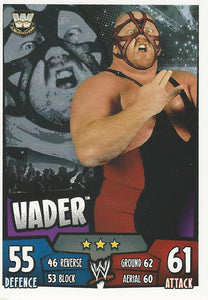 WWE Topps Slam Attax Rumble 2011 Trading Card Vader No.167